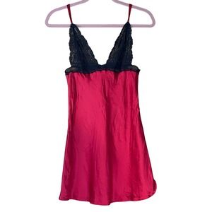 Victorias Secret 100% Silk Chemise Nightgown Lingerie Y2K Romantic Coquette S